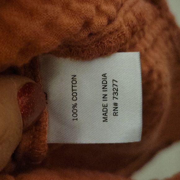 Sonoma waffle button up blouse - Picture 4 of 6